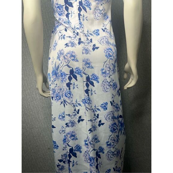 Urban Outfitters Floral‎ Summer Dress Faux Wrap V-Neck Midi - Picture 8 of 13